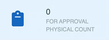 count inventory menu quadrant alpha