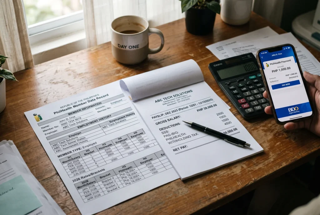 PhilHealth Contribution Table 2026: Rates, Brackets, and How to Pay