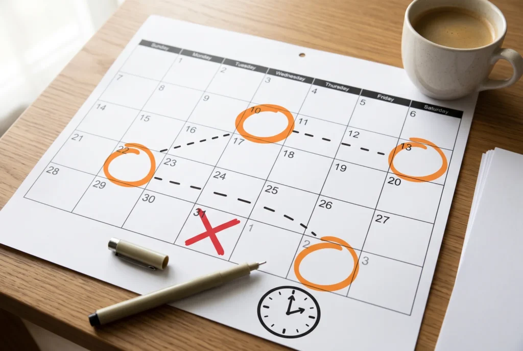 The tenth of the month repeats like clockwork, except in December, when the deadline quietly slides to January 25.