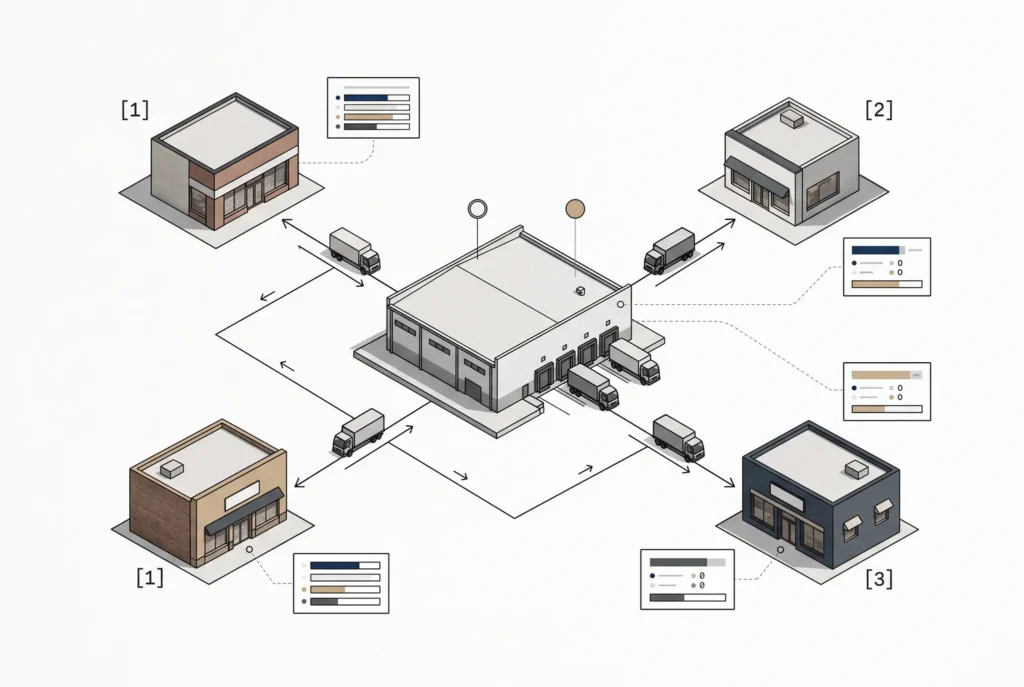 For businesses running one commissary and several branches, centralized control paired with per branch visibility is exactly the model Quadrant Alpha's IMS is built around.